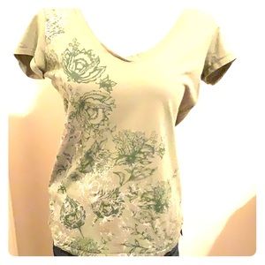 Green and Silver Tee